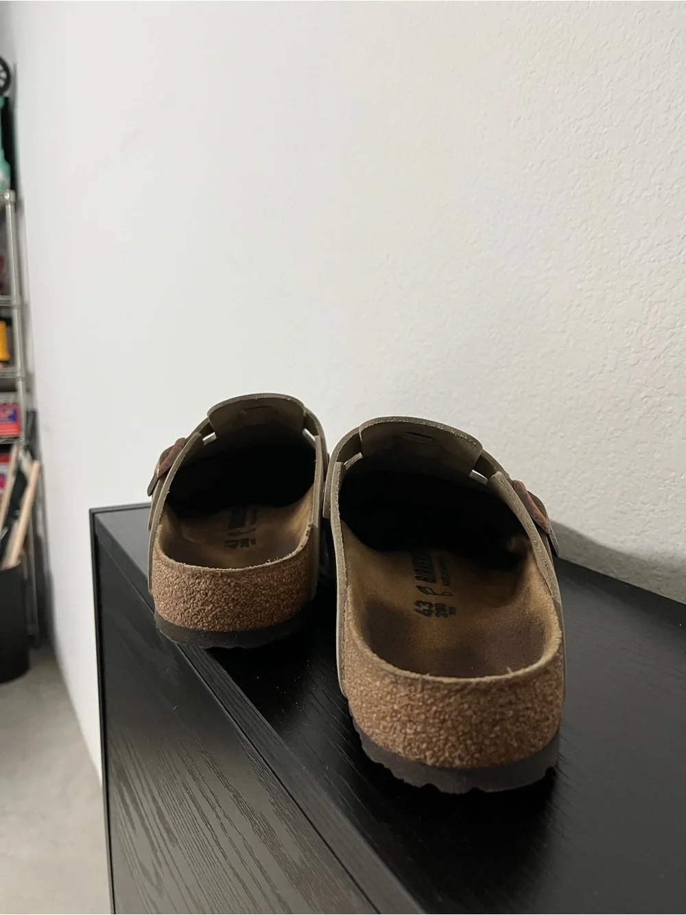 Birkenstock Boston Oiled Tobacco Brown Leather Clog Slip-On Loafers US 10 EU 43